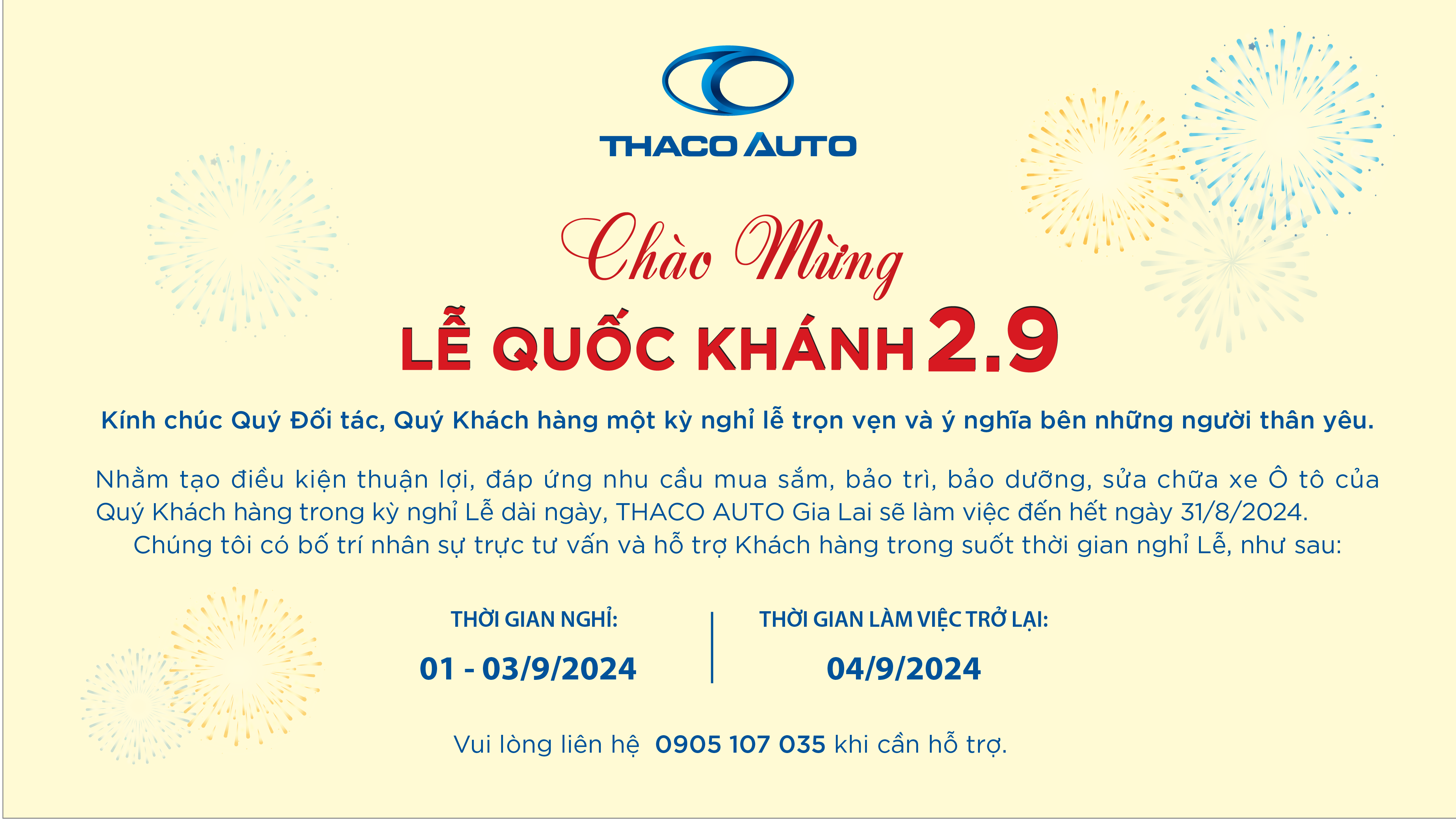 CHÀO MỪNG LỄ QUỐC KHÁNH 2/9